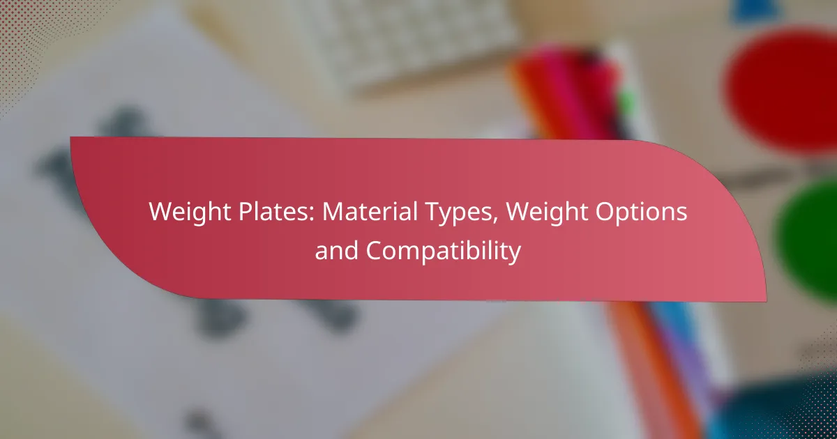 Weight Plates: Material Types, Weight Options and Compatibility