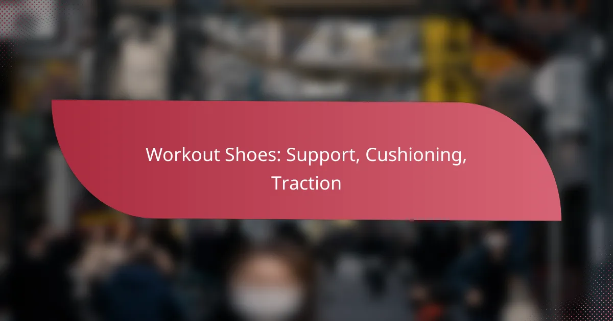 Workout Shoes: Support, Cushioning, Traction